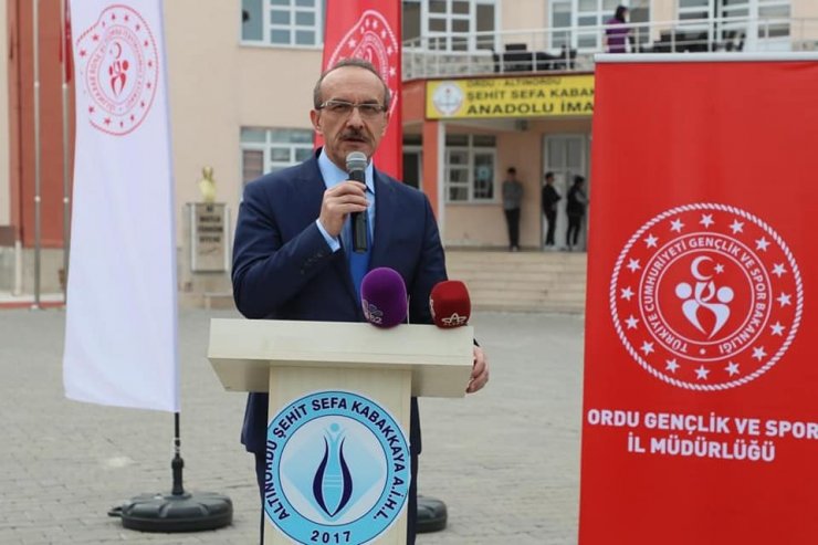 Ordu’da 52 okula spor malzemesi dağıtıldı