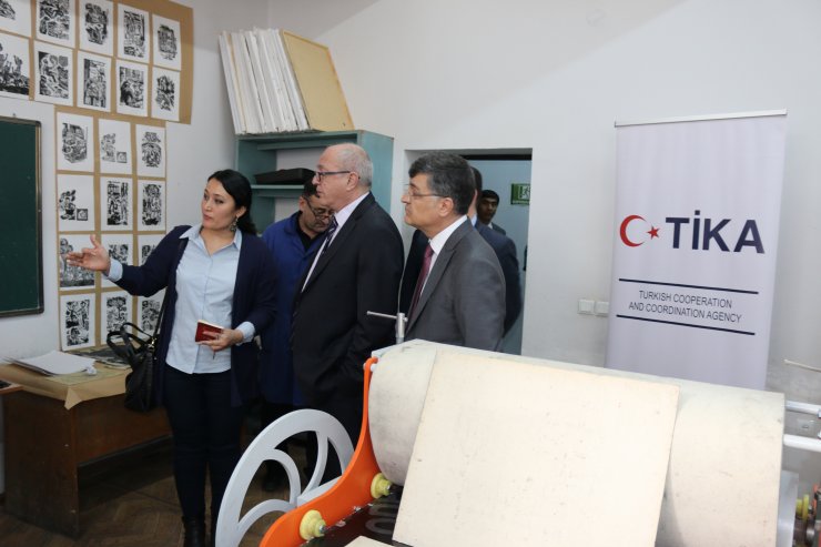 TİKA'dan Tacikistan Devlet Sanat ve Tasarım Enstitüsüne destek