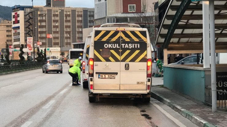 Bursa’da okul servislerine sıkı denetim