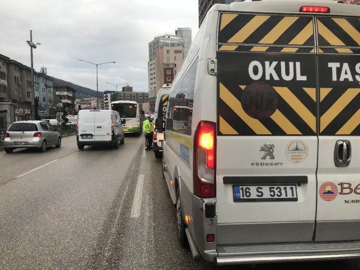Bursa’da okul servislerine sıkı denetim