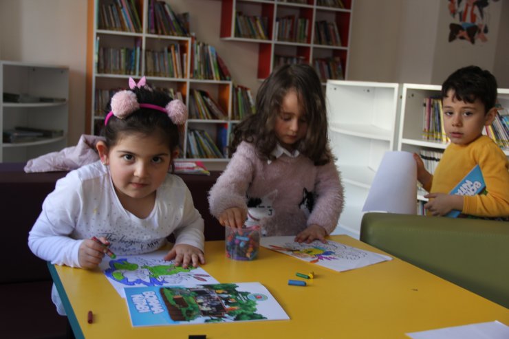 Zara'da boyama etkinliği düzenlendi