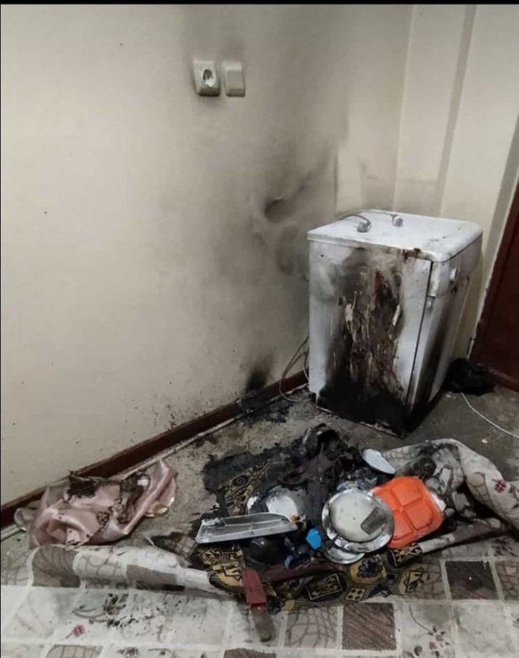 Diyarbakır’da yangın mağdur etti