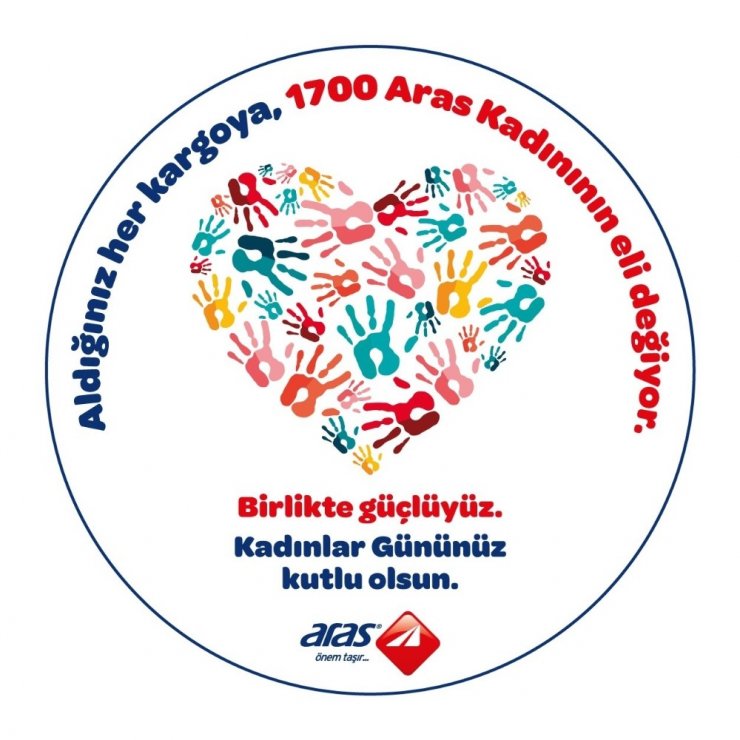 Aras Kargo’dan kadın çalışanlarına ’birlikte güçlüyüz’ mesajı