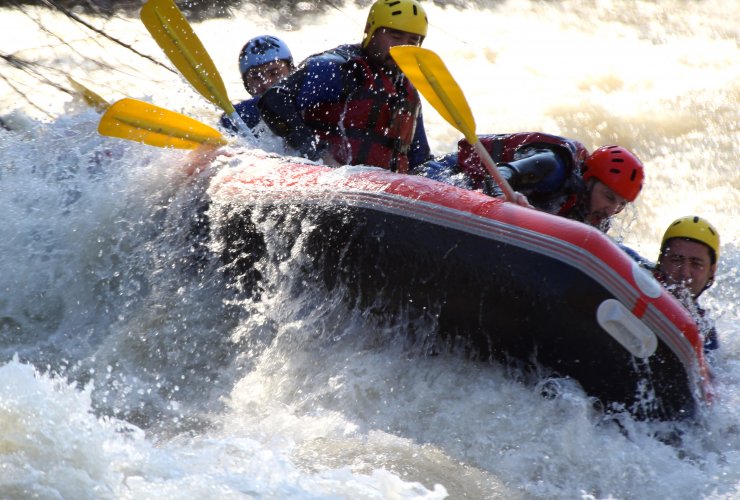 Melen Çayı'nda rafting sezonu açıldı