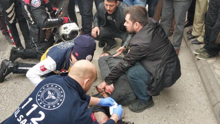 Sokak ortasında ’bakışma’ yüzünden silahlı saldırı: 1 yaralı