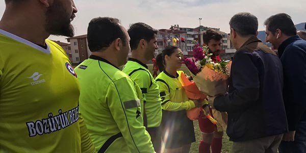 Gamze Ütangeç, 8 Mart Dünya Kadınlar Günü’nde ilk maçına çıktı