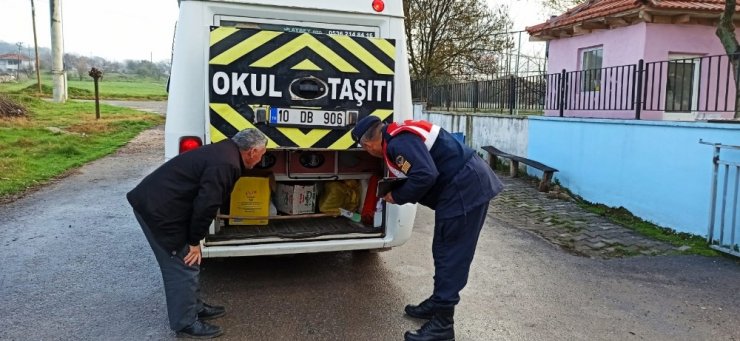 Jandarmadan 783 okul servisine denetim