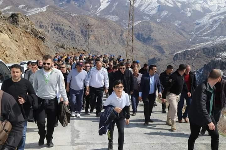 Çukurca’da doğa yürüyüşü