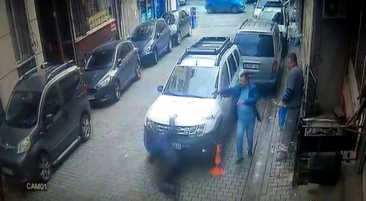 Kağıthane’deki dehşet anları kamerada