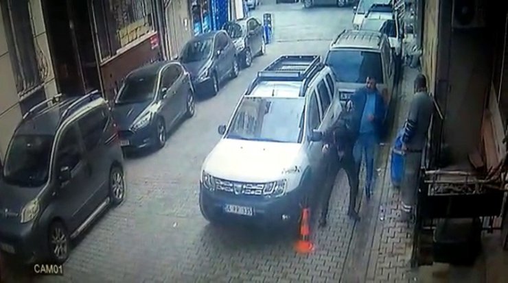 Kağıthane’deki dehşet anları kamerada