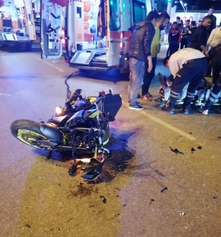 Kazada yaralanan motosiklet sürücüsü hayatını kaybetti