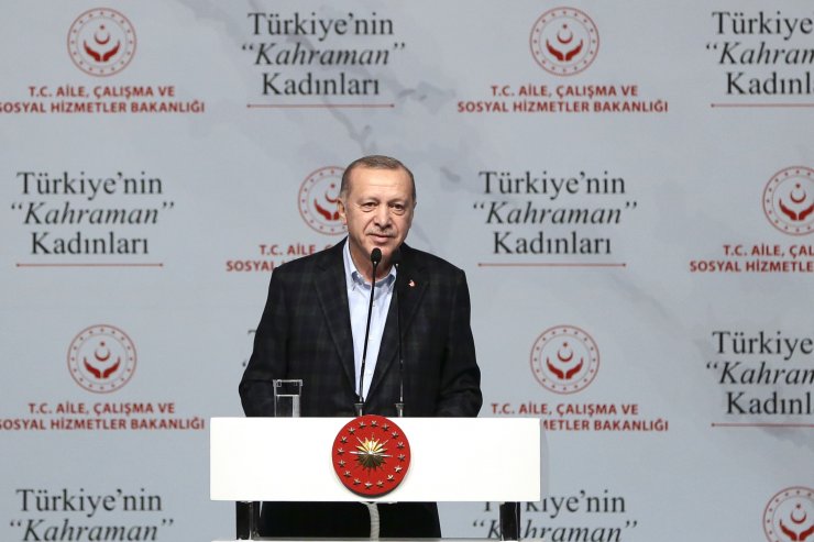 Cumhurbaşkanı Erdoğan, "Türkiye'nin Kahraman Kadınları" programında konuştu: (2)