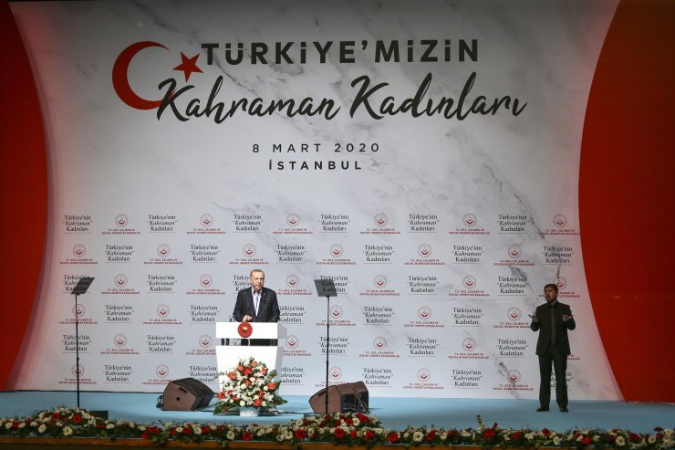 Cumhurbaşkanı Erdoğan, "Türkiye'nin Kahraman Kadınları" programında konuştu: (4)
