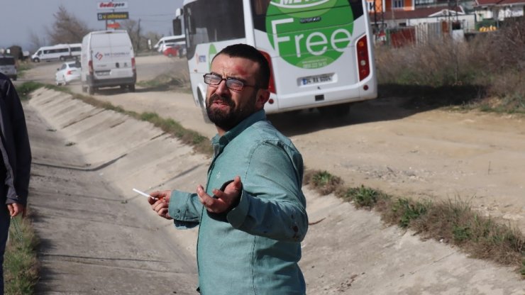 Kaza yapıp ters şeride uçtu, yarış pisti yapılmasını istedi