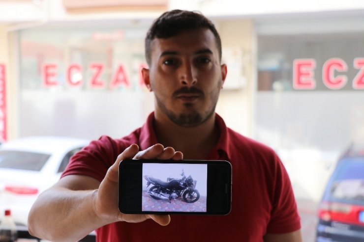 Çalınan motosikletini bulana bin 500 lira ödül verecek