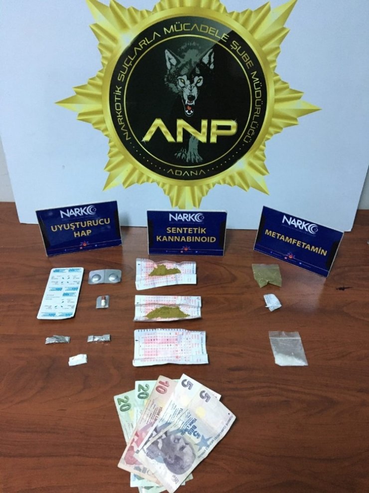 Adana’da uyuşturucu zanlısı 2 torbacı tutuklandı