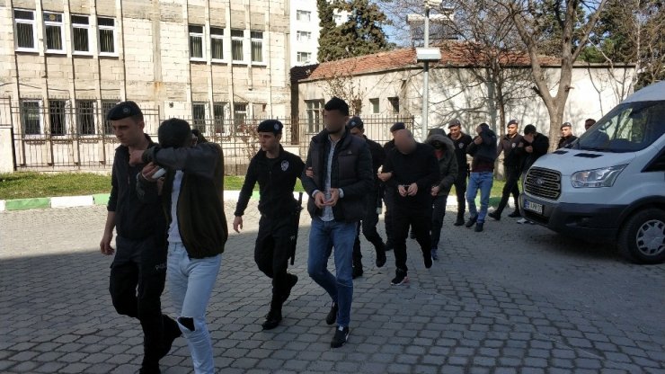 Samsun’da uyuşturucu ticaretinden 7 kişi adliyeye sevk edildi