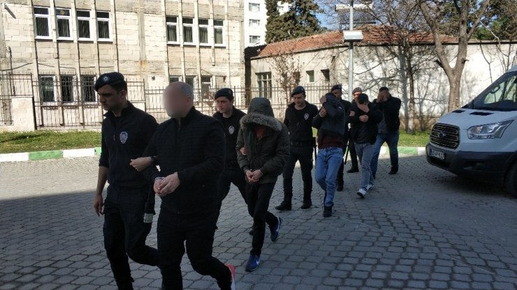 Samsun’da uyuşturucu ticaretinden 7 kişi adliyeye sevk edildi
