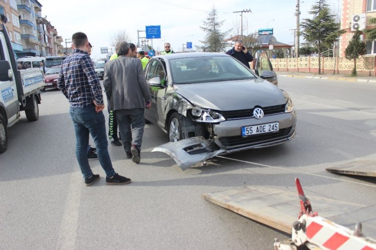 Çarşamba’da kaza: 2 yaralı