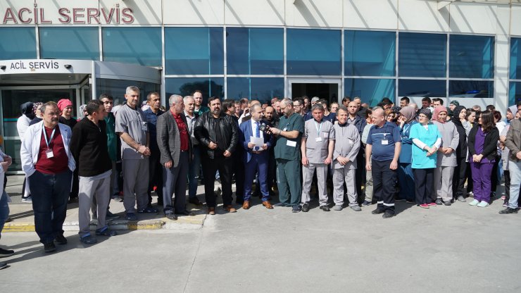 Samsun'da sağlık çalışanının darbedilmesine tepki