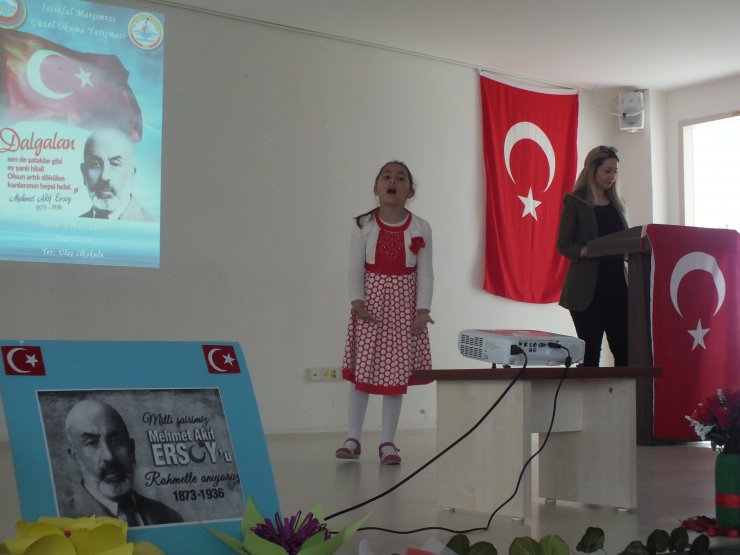 Ulaş'ta İstiklal Marşı'nı Güzel Okuma Yarışması düzenlendi