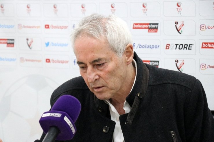 Boluspor - Adanaspor A.Ş. maçının ardından