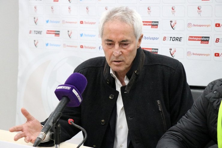 Boluspor - Adanaspor A.Ş. maçının ardından
