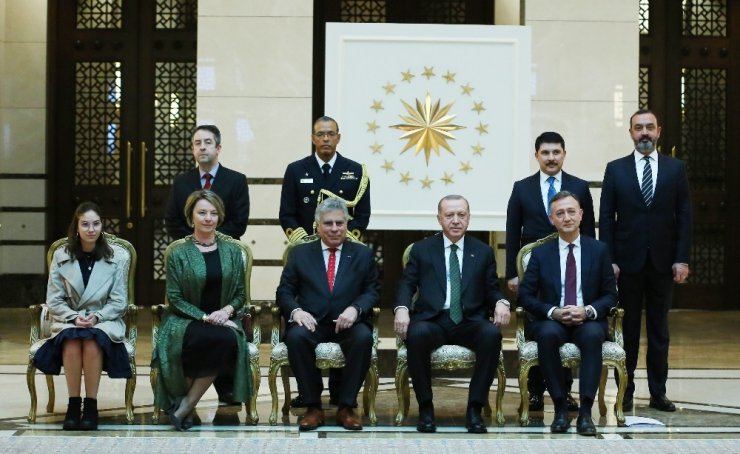 Cumhurbaşkanı Erdoğan, Brezilya Büyükelçisini kabul etti