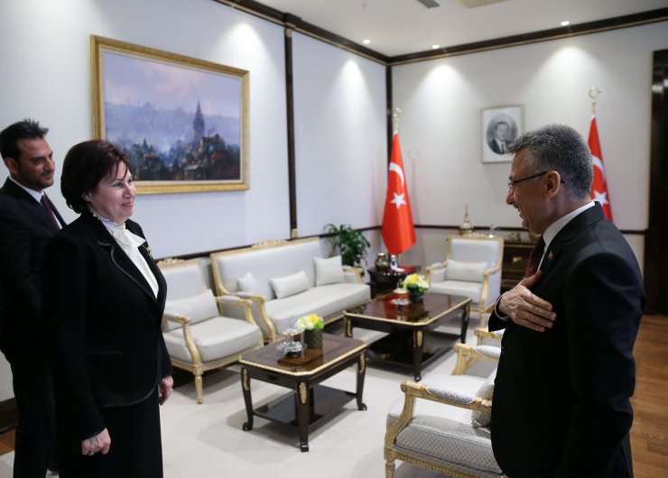 Danıştay Başkanı Güngör'den Cumhurbaşkanı Yardımcısı Oktay'a veda ziyareti