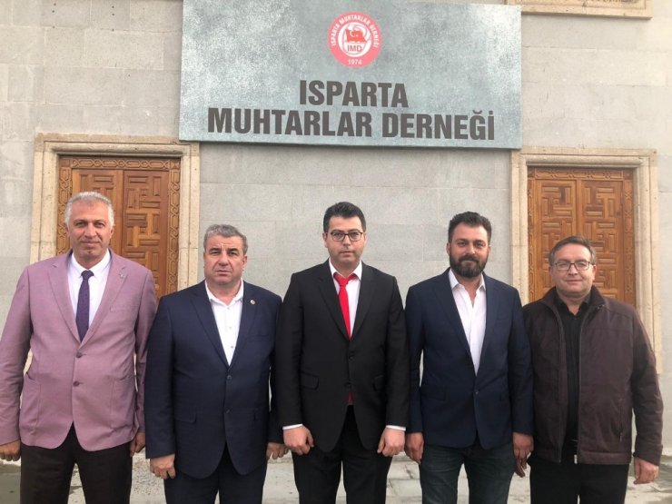Isparta’da muhtarlar başkanını seçti