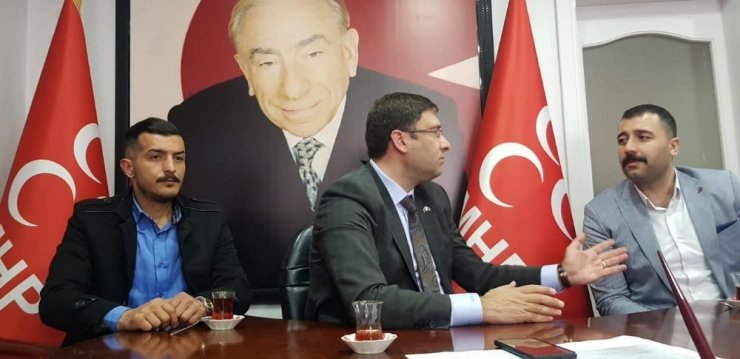 MHP İlçe Başkanı Murat İnan’a hayırlı olsun ziyareti