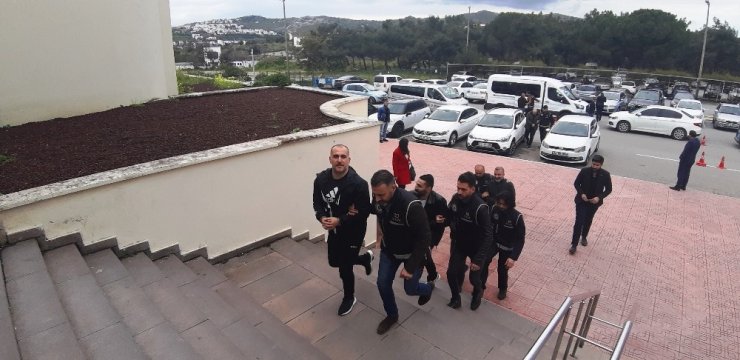 Sarallar suç örgütüne Bodrum’da operasyon: 6 gözaltı