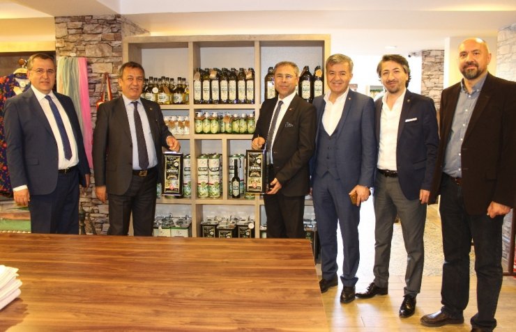 Muğla, Milas, Fethiye Ticaret ve Sanayi Odası Başkanları MELSA’yı ziyaret etti