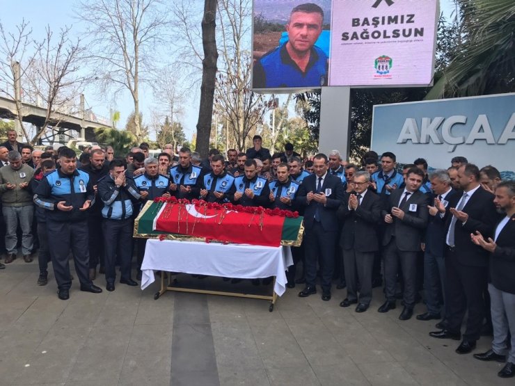 Zabıta memuruna son görev