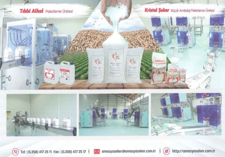 Amasya Şeker, ’etil alkol’ üretimini artırdı
