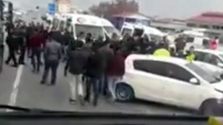 Tatvan’daki kaza anı kamerada