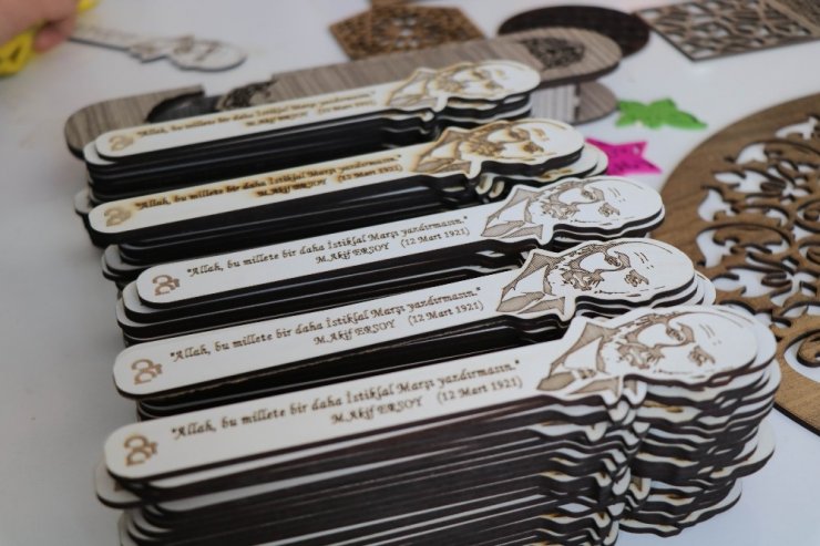 Lise öğrencileri eğitim materyallerinin seri üretimine başladı