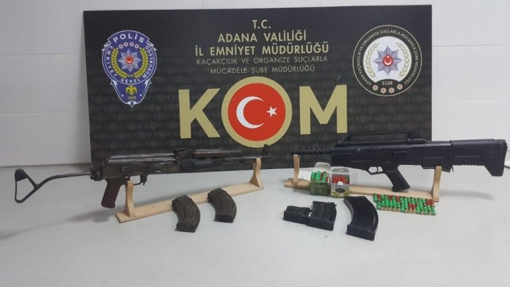 Adana’da uzun namlulu silah operasyonu