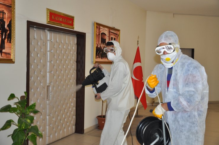 Akşehir Belediyesinden dezenfeksiyon çalışmaları