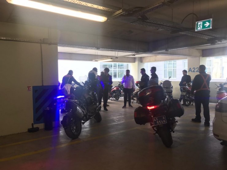İzmir’den çalınan motosiklet Manisa’da bulundu