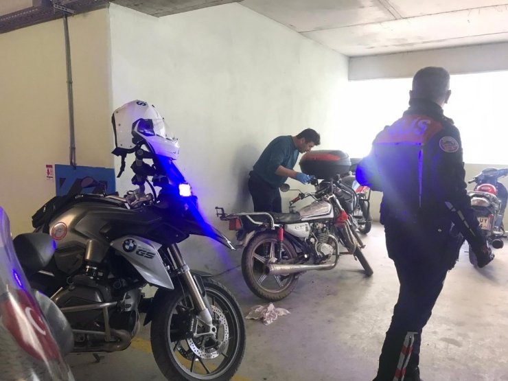İzmir’den çalınan motosiklet Manisa’da bulundu