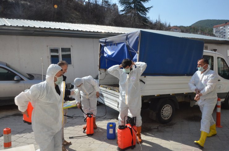 Kızılcahamam'da koronavirüs önlemleri