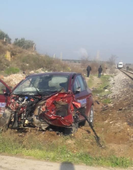 Manisa’da tren kazası: 1 yaralı