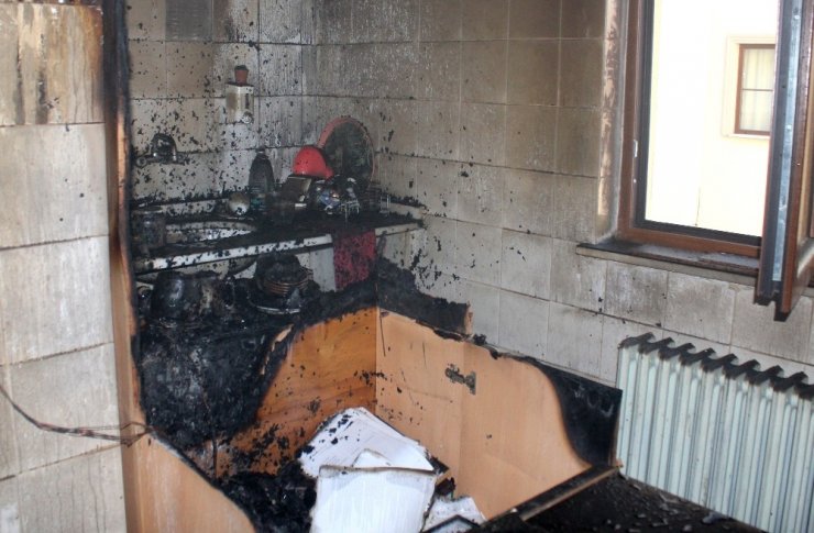 Menteşe’de lisede yangın paniği