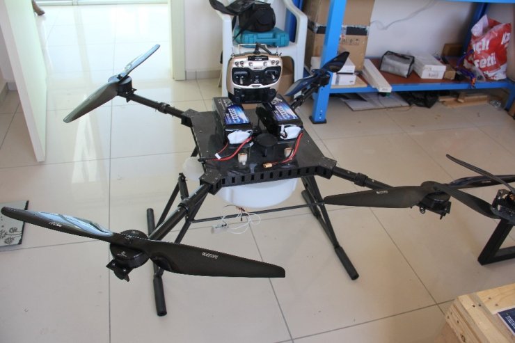 Drone artık tarımsal ilaçlamanın da hizmetinde