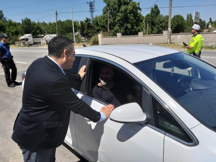 Kaymakam Halim, güvenlik denetimlerini değerlendirdi