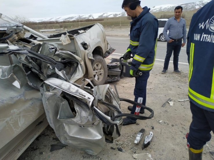 Gürpınar’da trafik kazası; 1 yaralı