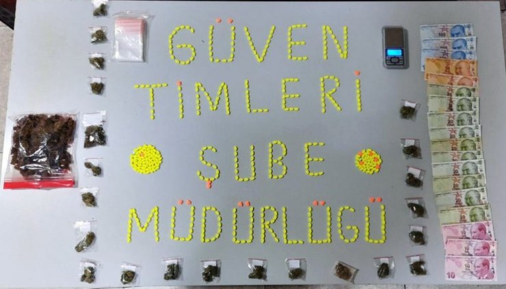 ‘Yeşil çay’ parolasıyla uyuşturucu satan şahsa operasyon