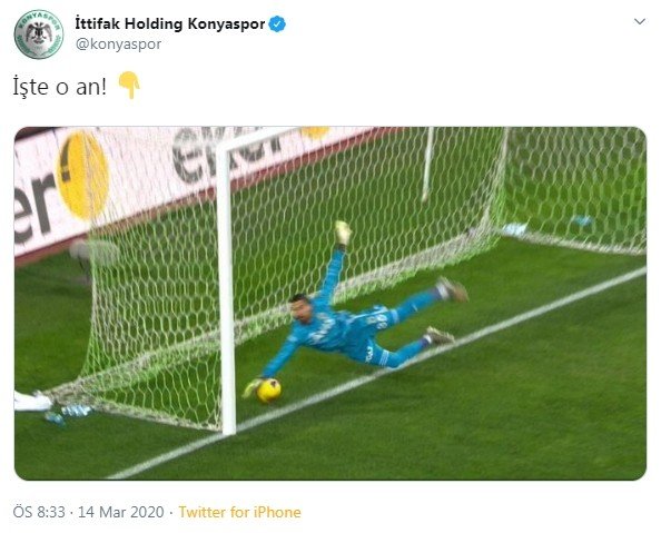 Konyaspor’dan ’gol’ göndermesi