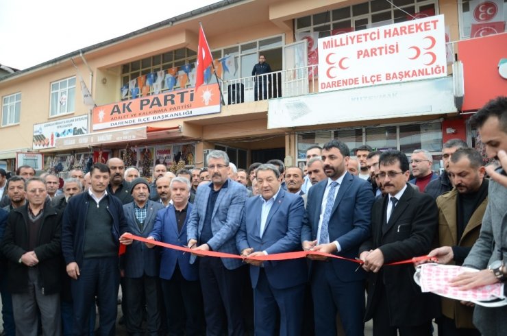 Milletvekili Fendoğlu, Darende’de ilçe binasının açılışına katıldı
